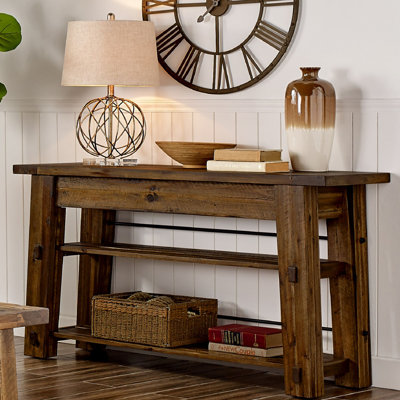 Nastya 54" W Solid Wood Console Table 