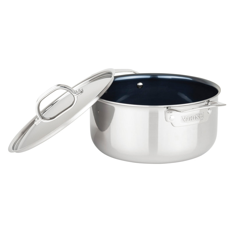 Viking PerformanceTi 4-Ply 5.2 Qt Dutch Oven with Stainless Steel Lid