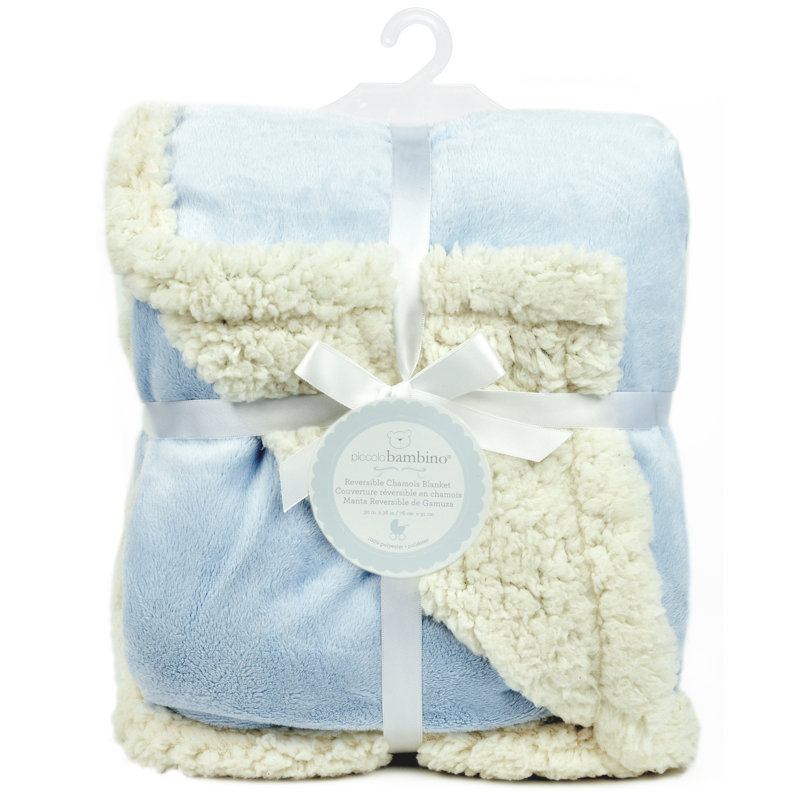 Couverture pour bébé en polyester Dilworth, Bleu