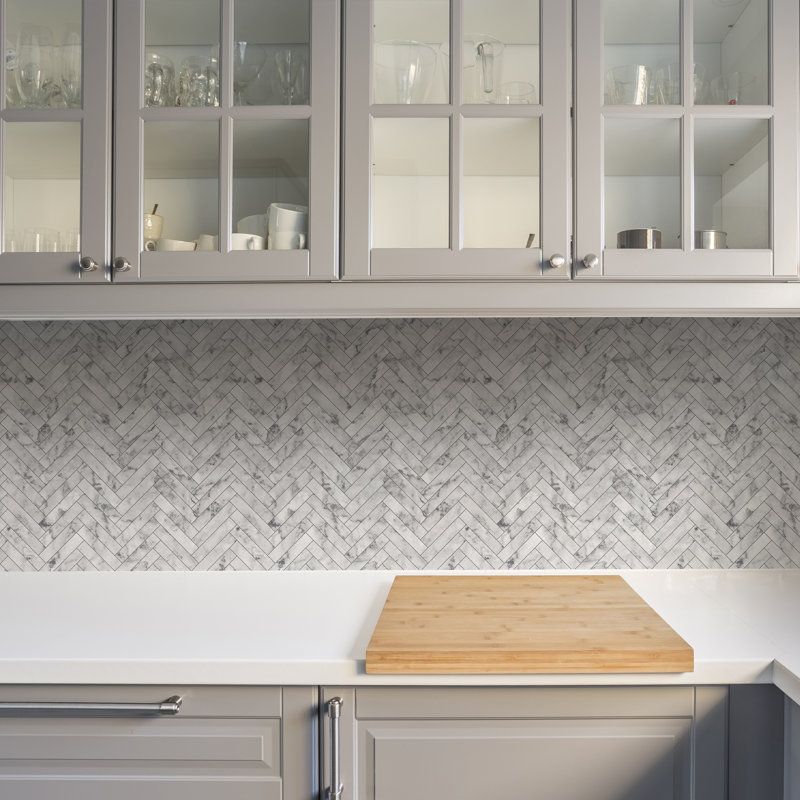 Jadenne Geometric Vinyl Peel & Stick Wallpaper Double Roll