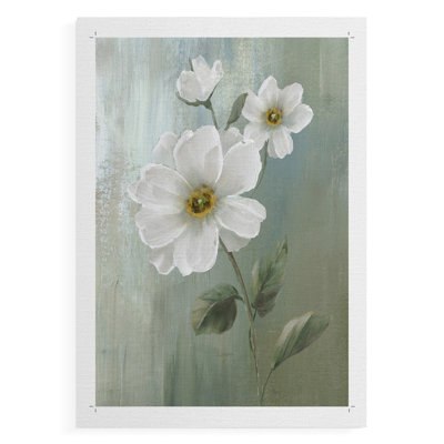 Blanc fantaisie II - Impression sur toile seulement - NON-CADRE