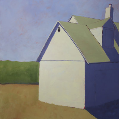 " Primary Barns III " by Carol Young Painting Print