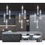 Luminaire suspendu en cristal 4 lumières DEL
