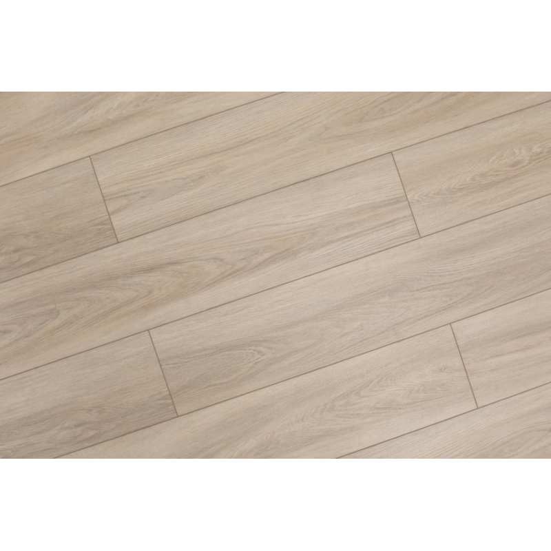 Planche de vinyle 7 "x 60" x 9,5mm, Beige satiné