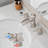 Bathroom Faucets For Sink 3 Hole 8 Inch Widespread Bathroom Sink Faucet With Pop Up Drain Double Lever Handle Faucet Bathroom Vanity Faucet Basin Mixer Tap Faucet With Hose-110712854