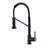 Durable Single Handle Kitchen Faucet with Pull Out Sprayer, Brushed Nickel Finish, Easy Installation and Maintenance