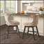 Tabouret de comptoir pivotant 25,75 po-536889341