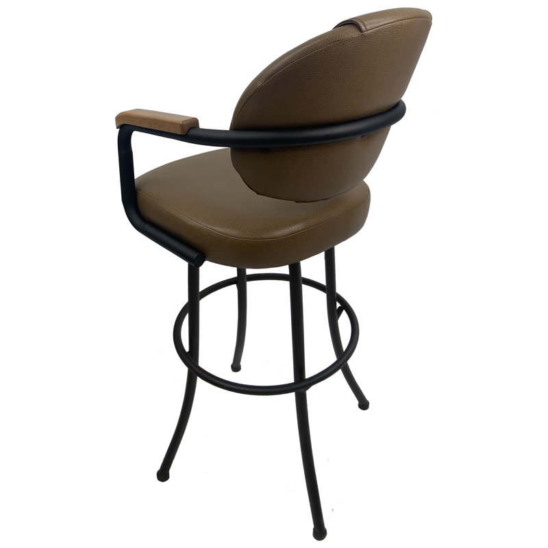 Swivel Upholstered Counter Stool, Extra Tall (34” Seat Height)
