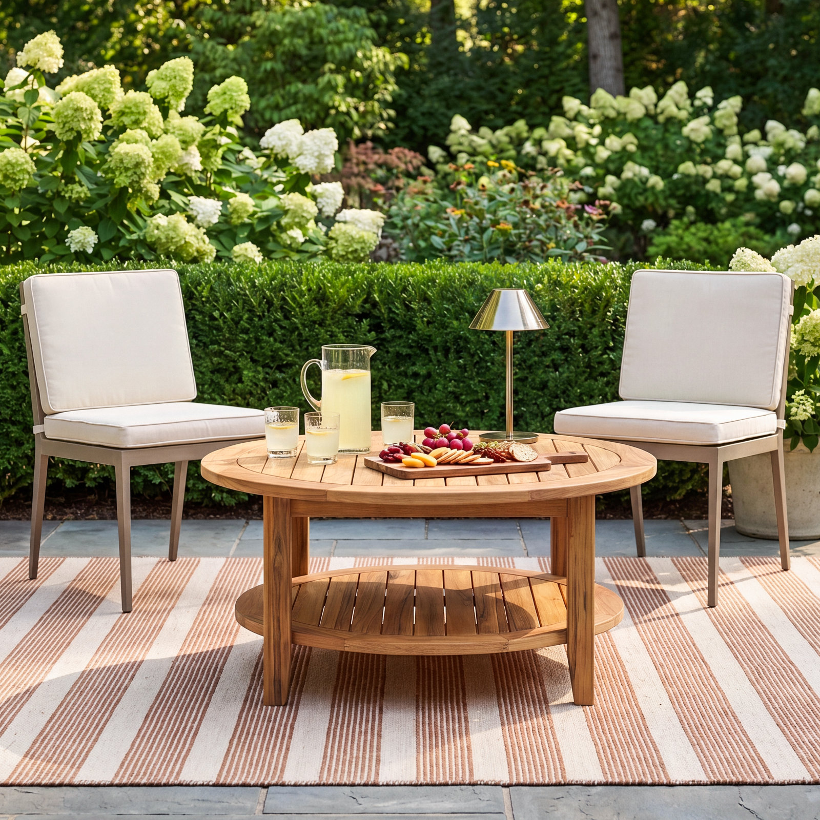 40'' Teak Outdoor Coffee Table