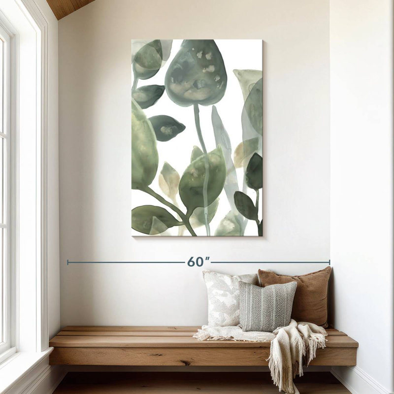 Harnek Water Leaves I, H 45 po x l 30 po