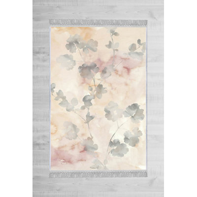 Luxurious Hall Carpet, 100% Velvet Fabric, 31.5 x 59.1 Inches | Non-Slip Cotton Sole, Pile Height: 0.4 Inches | Antibacterial & Machine Washable, 3D Digital Printing | Elegant Design for Living Room & Entryway