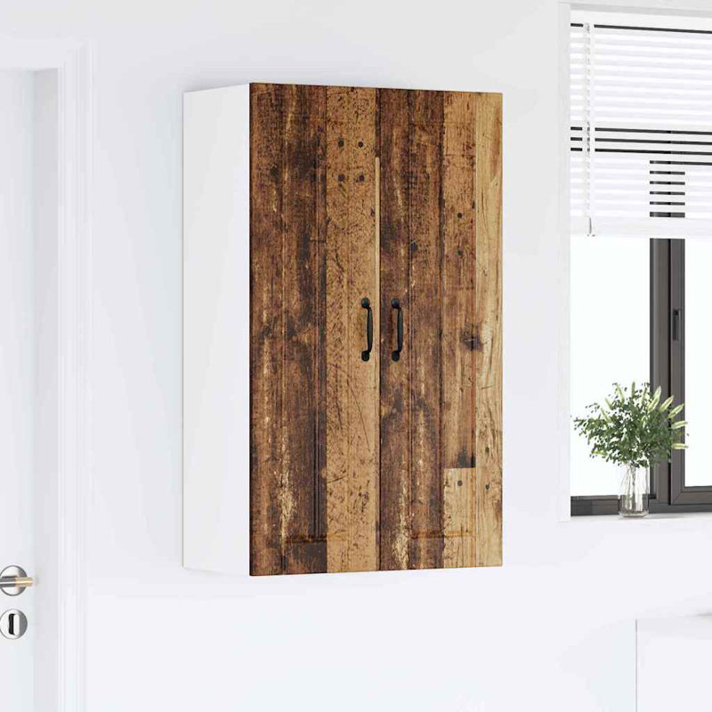 Vidaxl Kitchen Cabinet White 80 X 31 X 100 Cm Engineered Wood, 100cm H x 60cm W x 31cm D, Old Wood