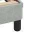 Cadre de lit vidaXL Gris clair 152x203 cm Velours-97706081-97706080