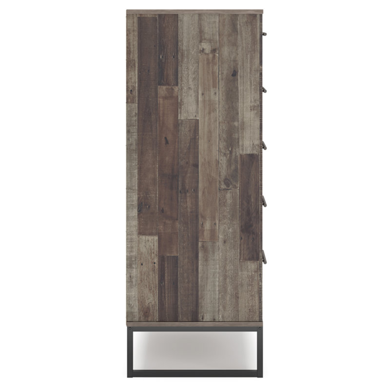 Joanette 29.88'' W 5 - Drawer Dresser, Gray