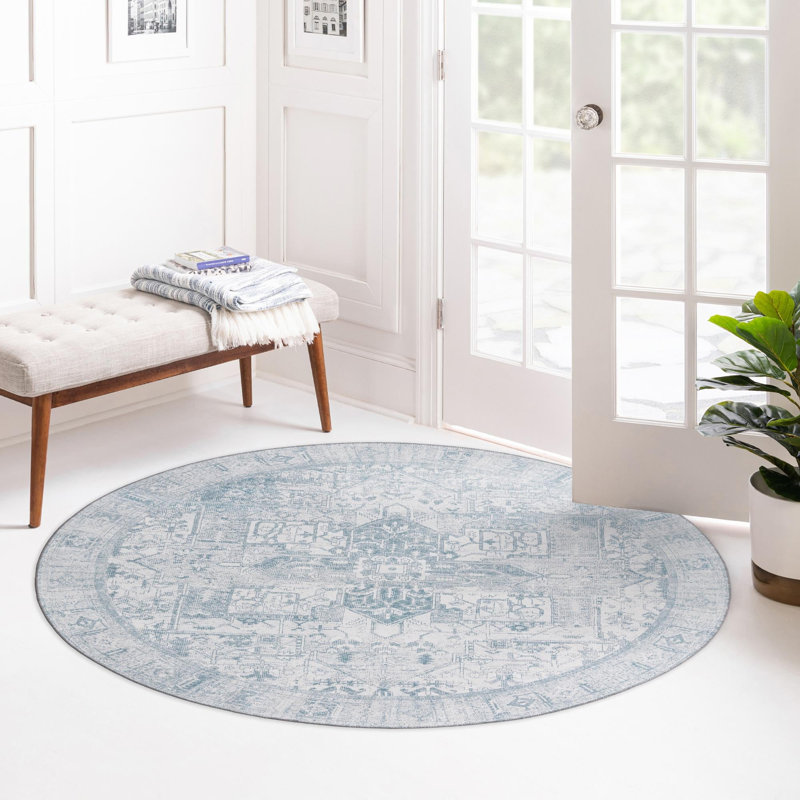 Oppie Oriental Indoor Rug, Round 3'6"