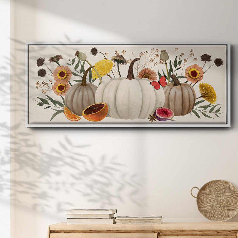 Harvest Time- Framed Canvas, 20" H x 50" W