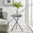 Franda Gray Faux Concrete End Table