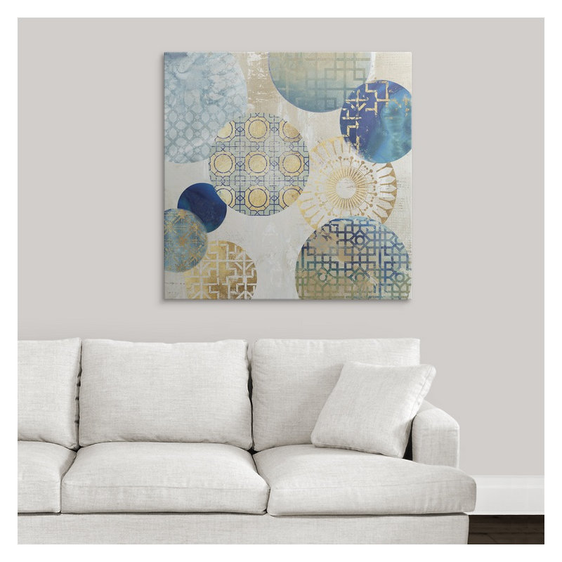 « rings ii », impression sur toile, H 30 po x l 30 po x P 1,5 po, Wrapped Canvas