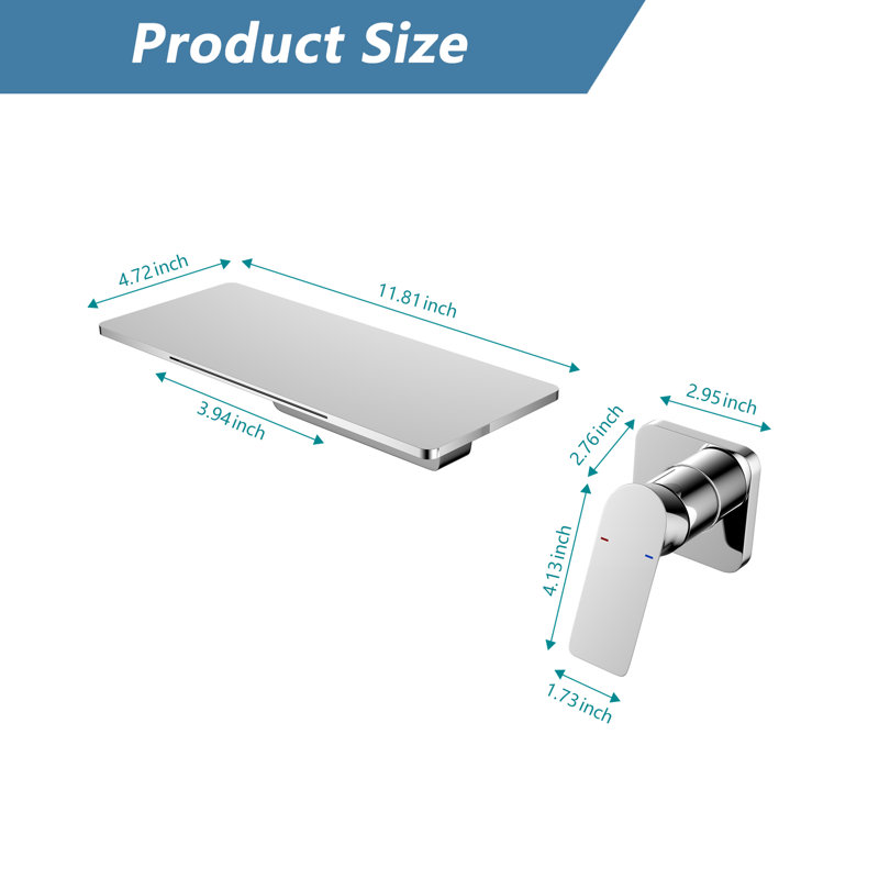 Single-handle Bathroom Faucet, Chrome