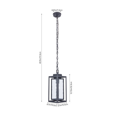 Modern Outdoor Pendant Light