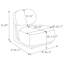 Fauteuil d'appoint Phia Camel