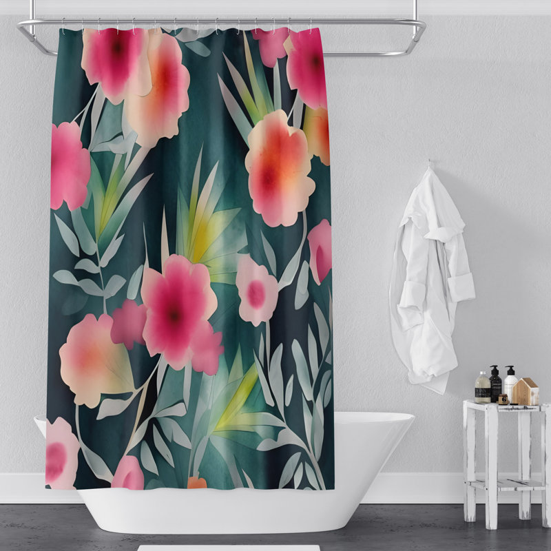 Rideau de douche Daanya, H 72 po x l 70 po