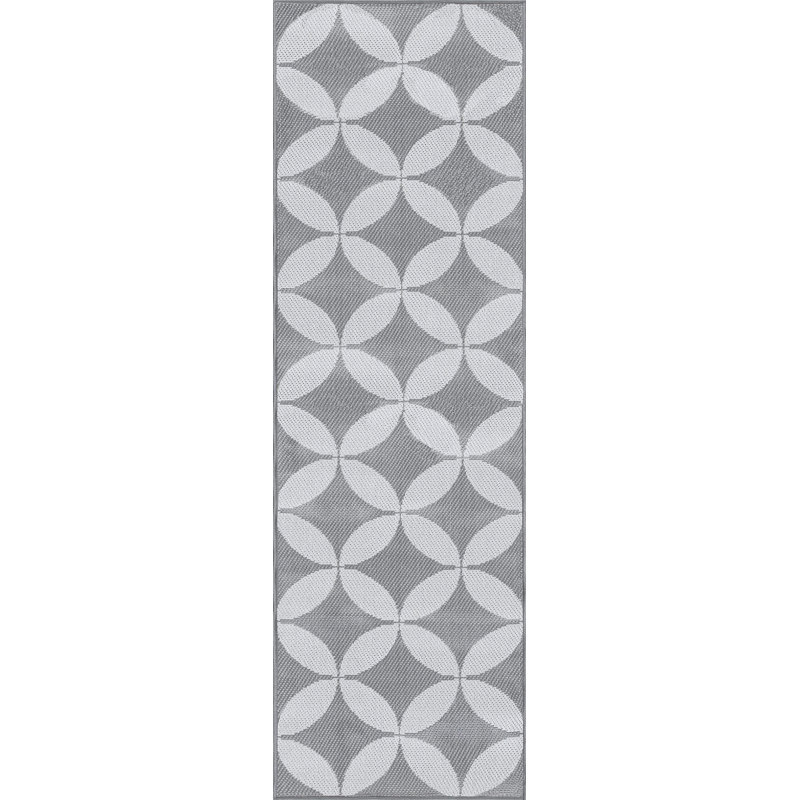 Tapis gris Molinari, Tapis de couloir 2 pi 2 po x 7 pi 3 po