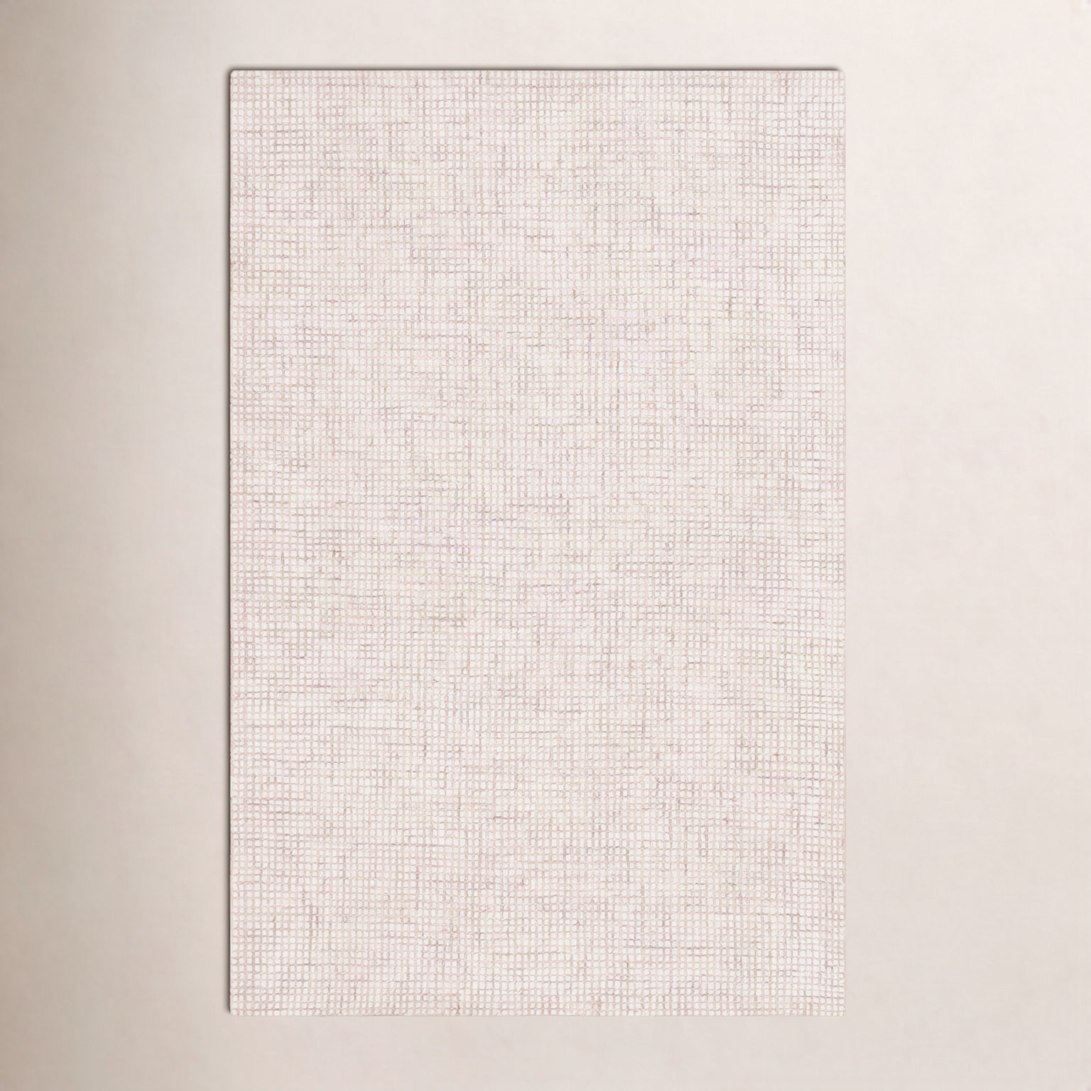 Rowe Ivory Beige Hand-Tufted Rug, Rectangle 4' x 6'