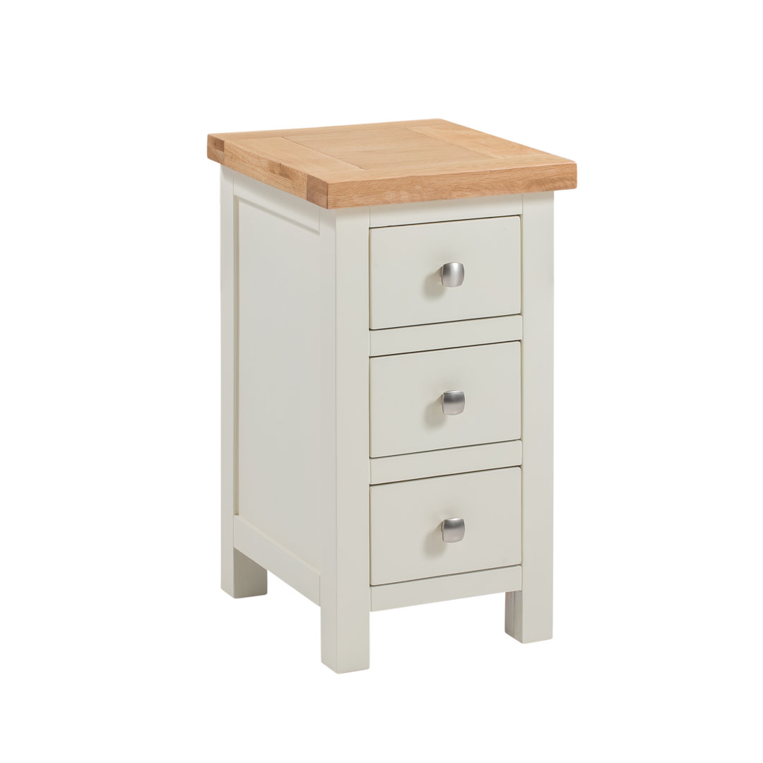 Oxford 3 Drawer Bedside Table