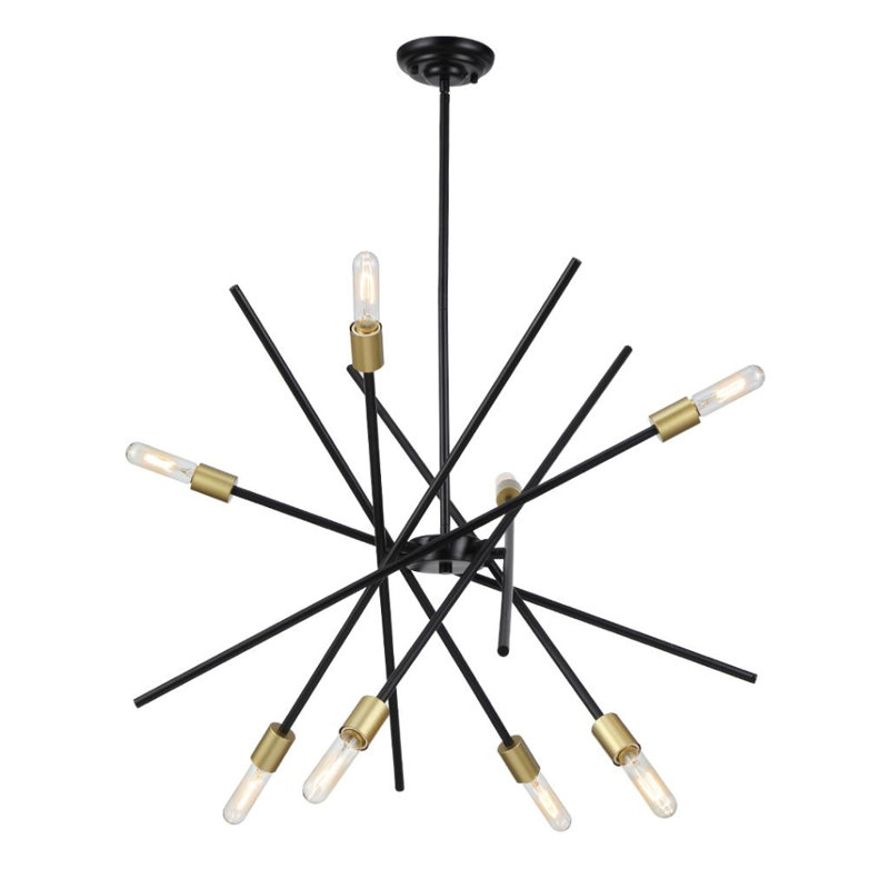 Lustre réglable à 8 lumières Sputnik Cedillo