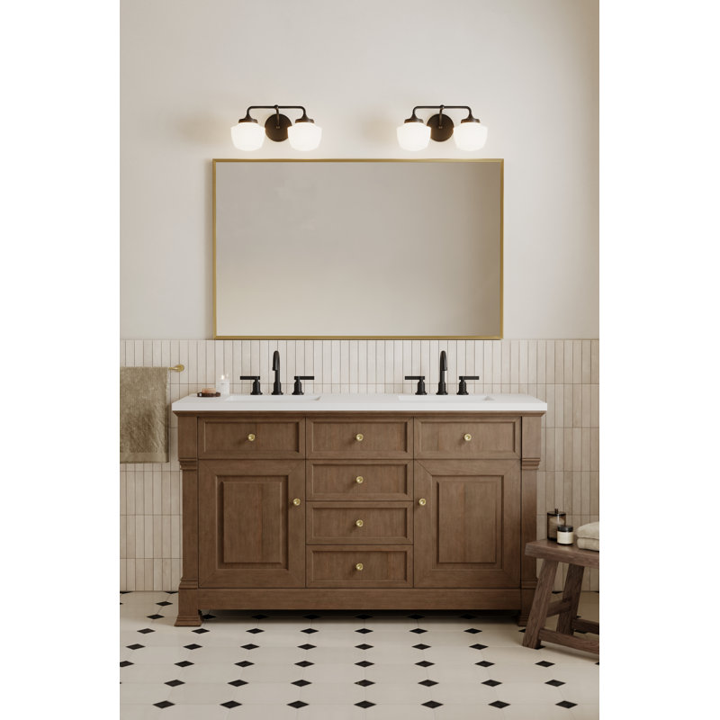 Cornwell 16" 2-Light Vanity, 2 Lights, 8" H x 16" W x 8.25" D