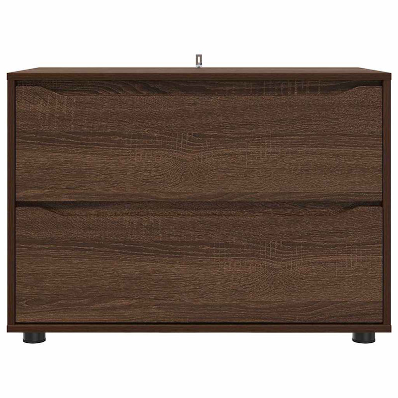 80cm W Chest of Drawers, Brown Oak