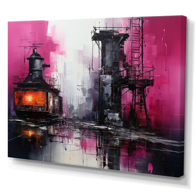 Machines sur toile Magenta