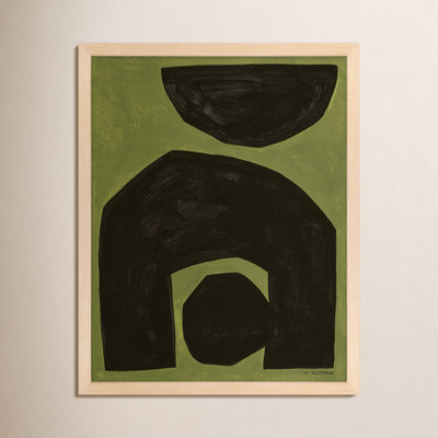 Lyndsey "Module on Green 2" Painting