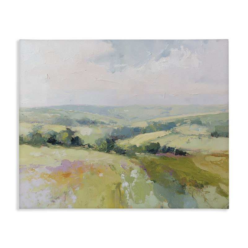 Toile «Endless Green Hills», conception par Svetlana Aleynikova, H 16 po x l 20 po