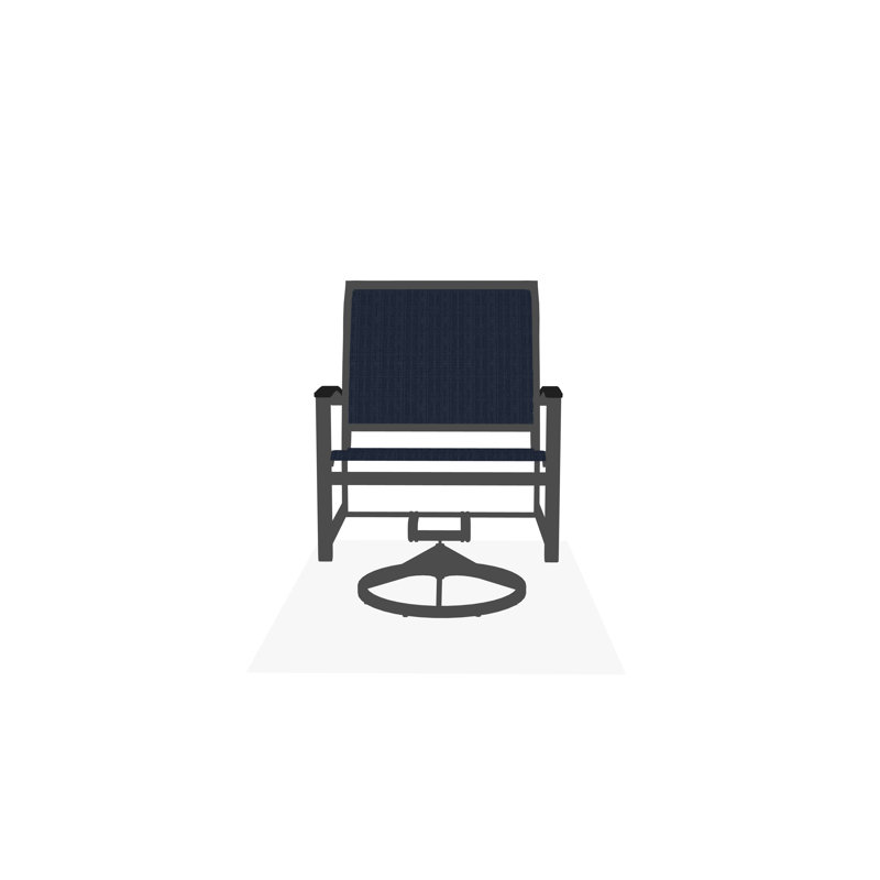 Bazza Outdoor Dining Chair, Mavi, Graphite