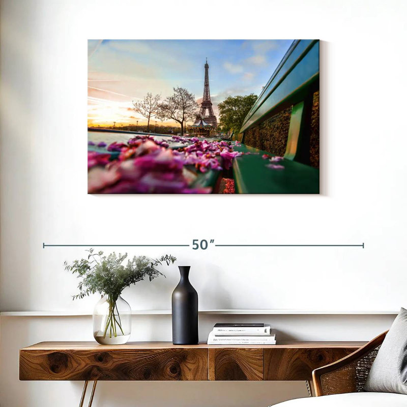 Ravi Eiffel Towel In Spring, 24" H x 36" W