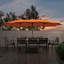 Parasol de marché 15 pi avec base-84304125