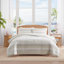 Tommy Bahama Canal Island Stripe Cotton Grey Comforter Set