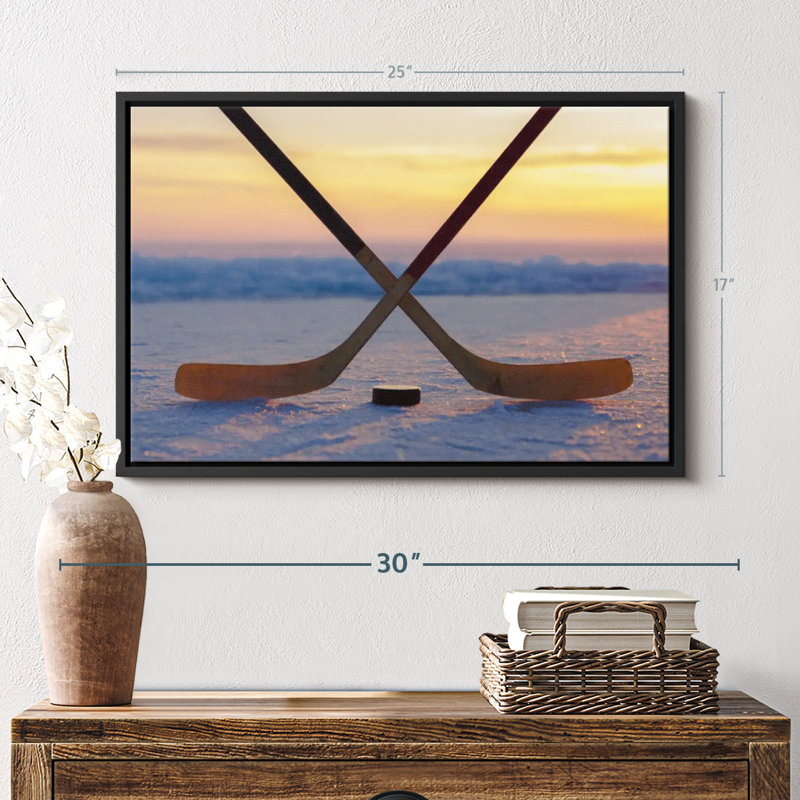 Hockey Sticks, reproduction sur toile, H 17 po x l 25 po
