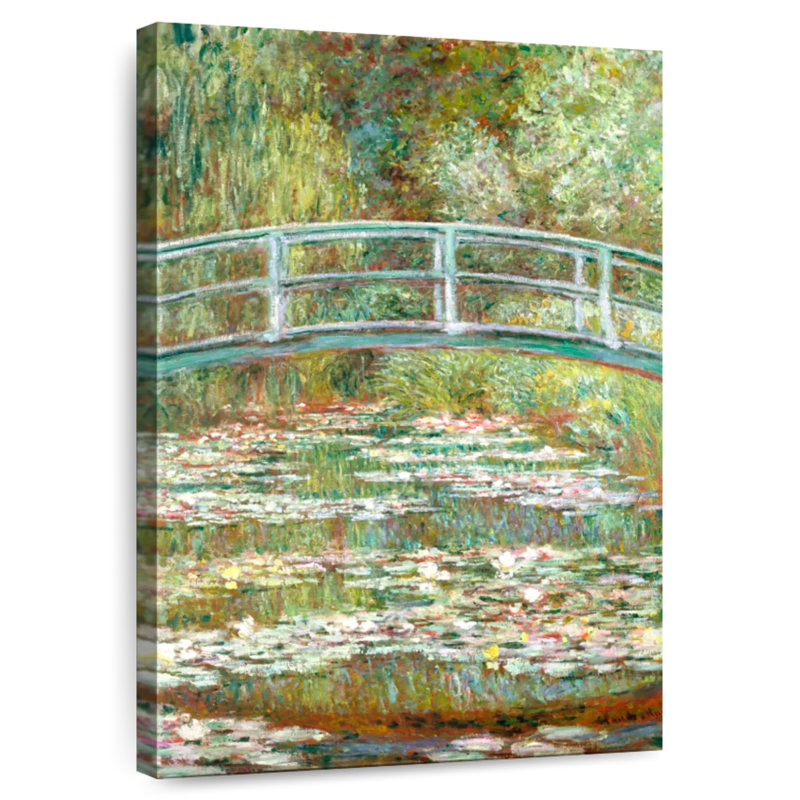 Waterlily Pond Green Harmony, 45" H x 30" W