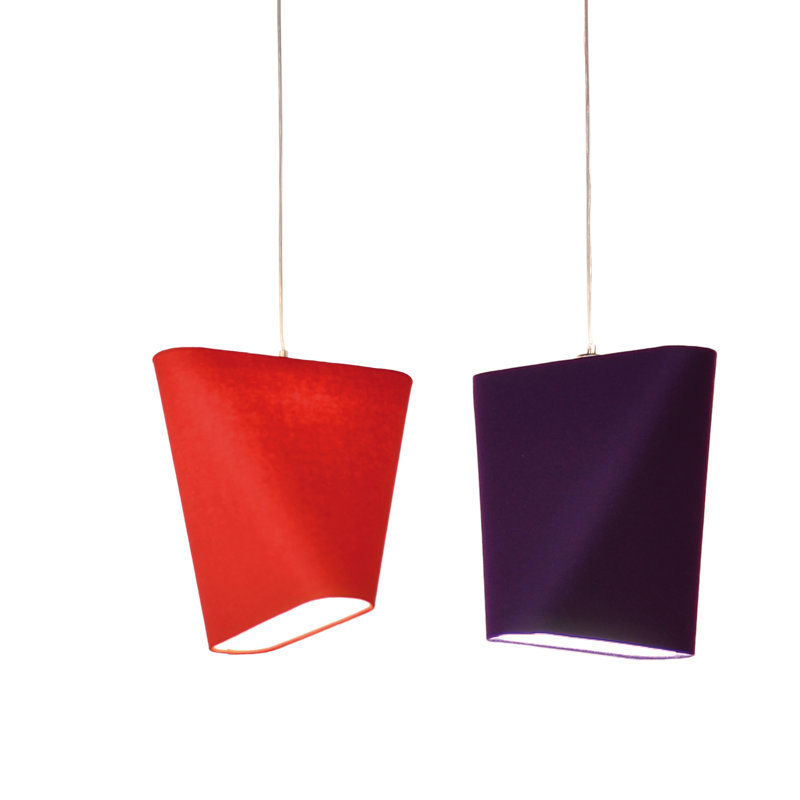MNM Novelty Lamp Shade, Red, 23.6" H x 13" W