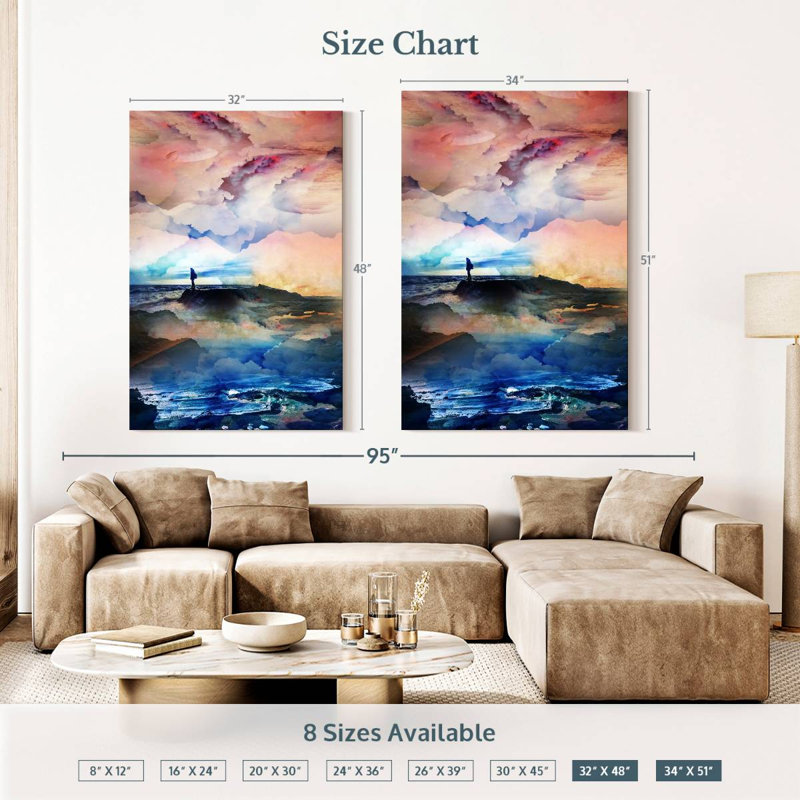 Avery I Dream Deep, 48" H x 32" W