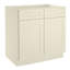 Meuble bas standard HOMEIBRO Cozy Design, 33 po L x 24 po P x 34,5 po H, en contreplaqué, gris Shaker, prêt à assembler-99152004-99152006
