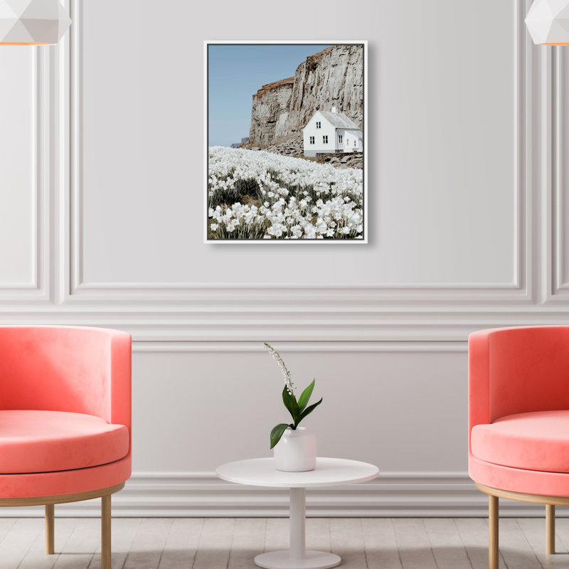 Coastal Homes II Print by Oliver Gal, White Floater Frame, 17"H x 21"W