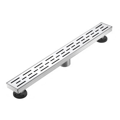 Majesta 28" Brushed Nickel linear grid drain