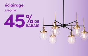 éclairage en solde