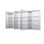 Armoire à pharmacie encastrée ou murale en aluminium pour salle de bain, 80 po L x 30 po H, avec étagères en verre ajustables-356493123-354076567