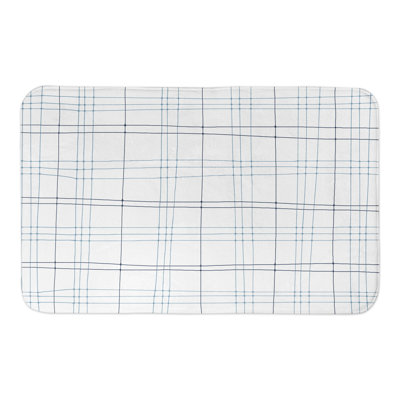 Tapis de bain Bl damier