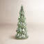 Ensemble d'arbres de table en verre à DEL Marron, vert clair, ensemble de 2-847013616